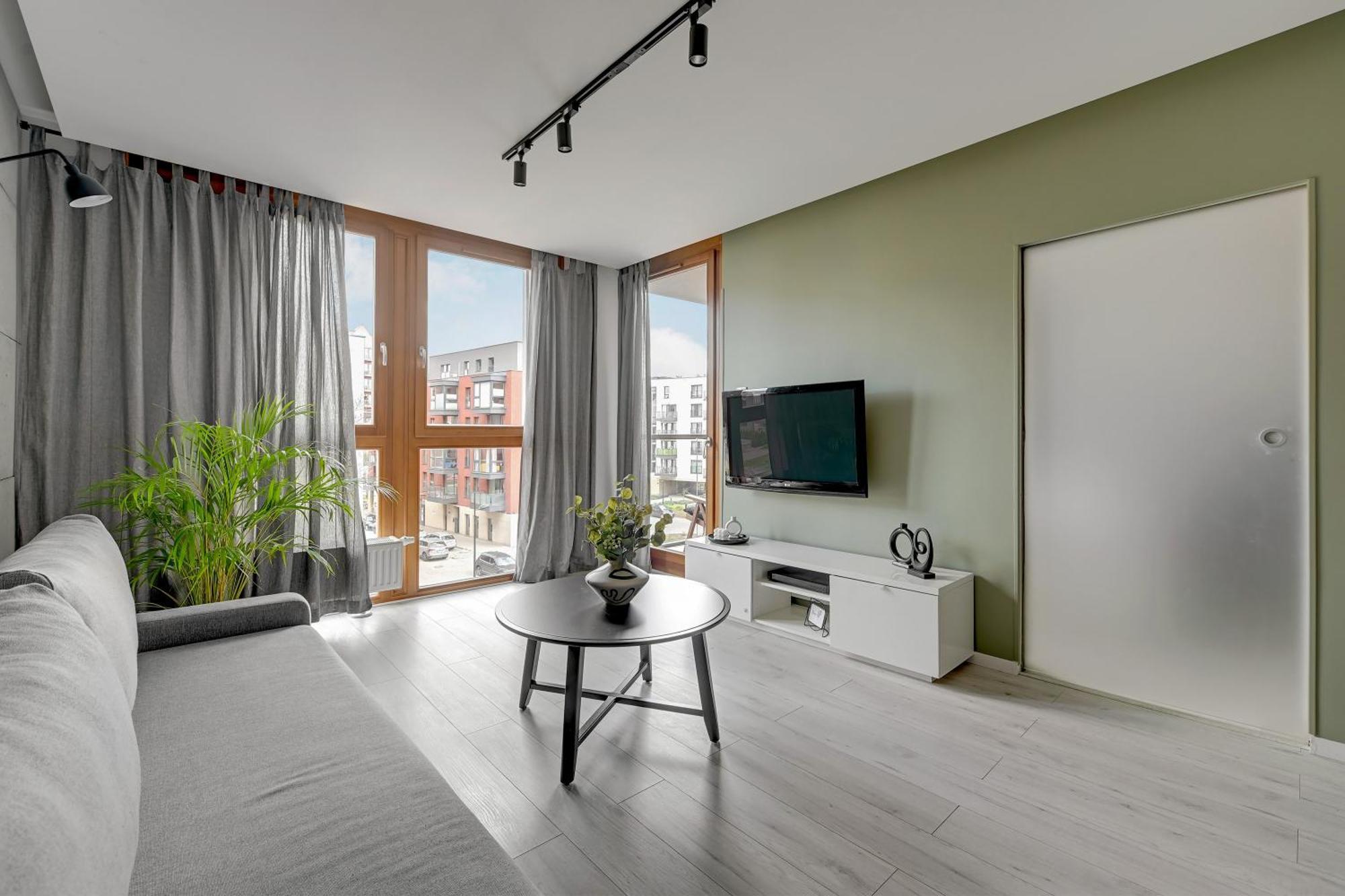 Aura Island Riverside By Downtown Apartments Gdańsk Chambre photo