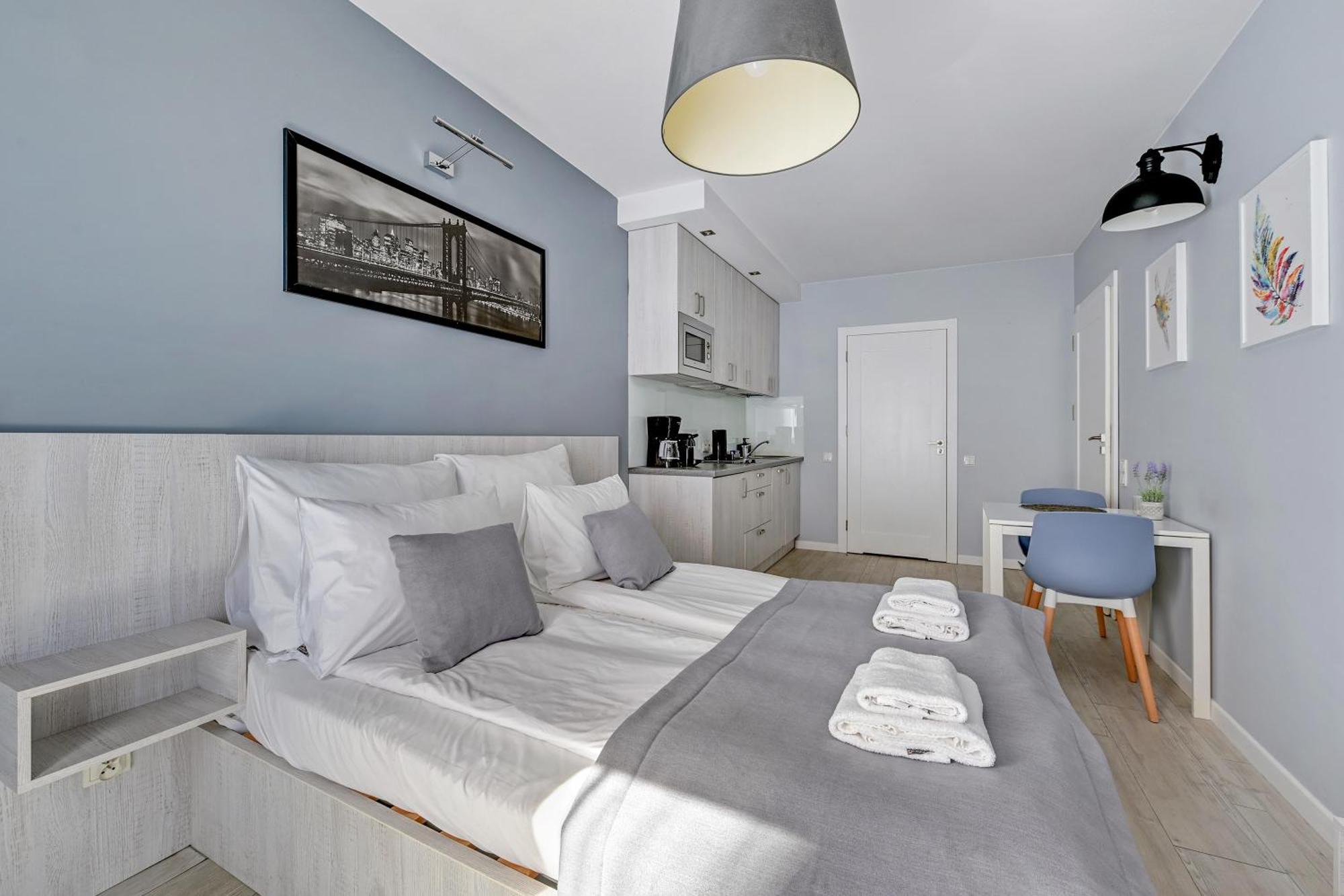 Aura Island Riverside By Downtown Apartments Gdańsk Chambre photo