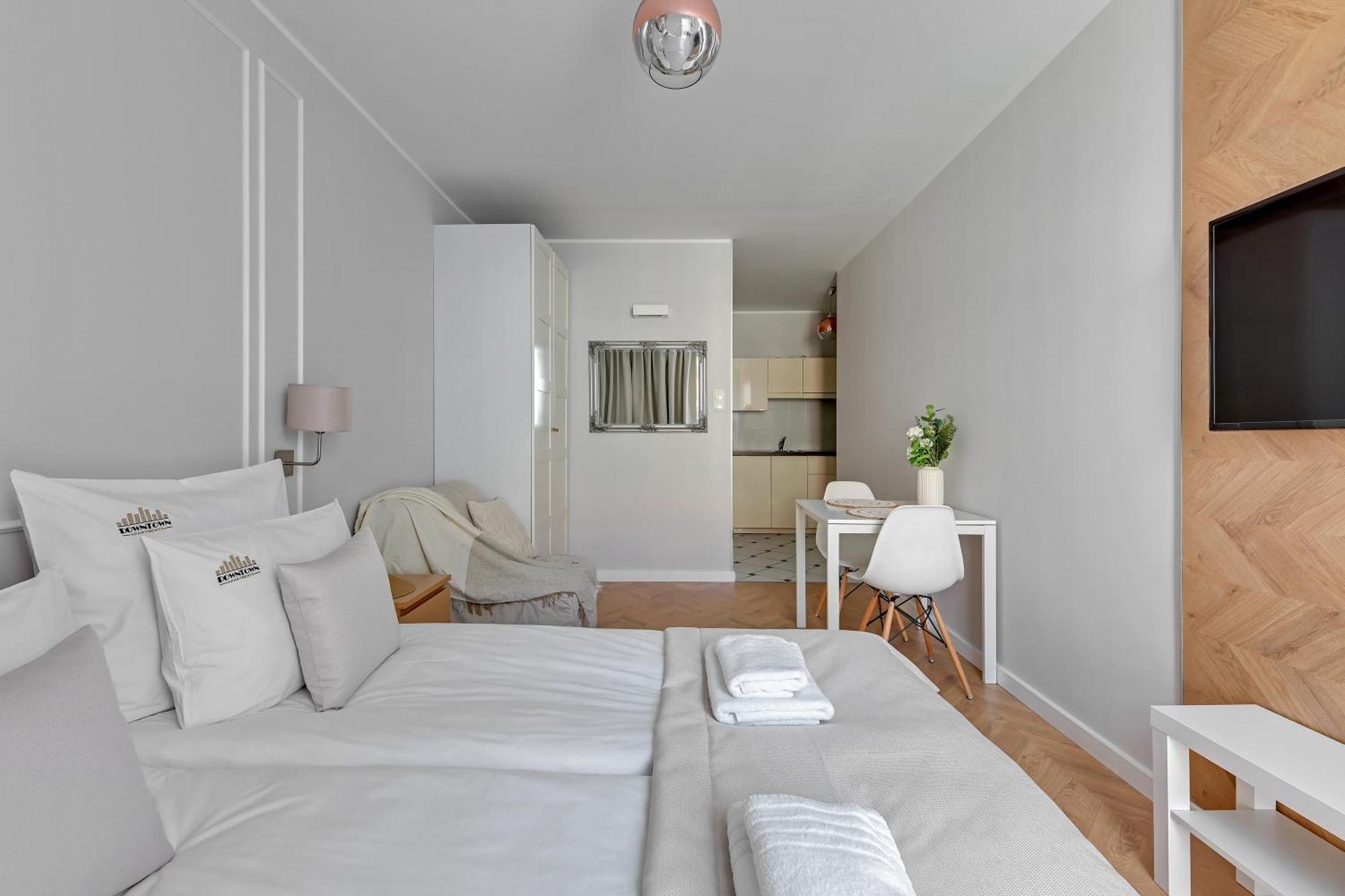 Aura Island Riverside By Downtown Apartments Gdańsk Chambre photo