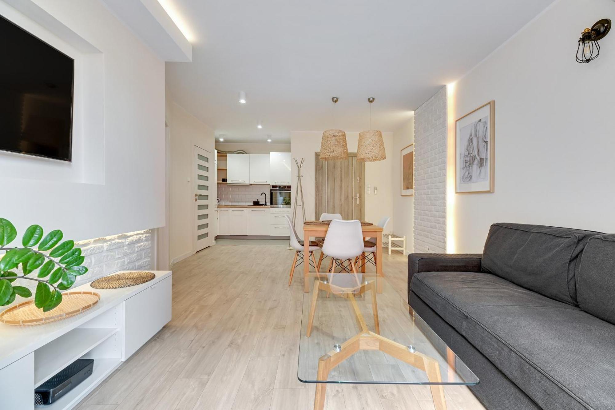 Aura Island Riverside By Downtown Apartments Gdańsk Chambre photo
