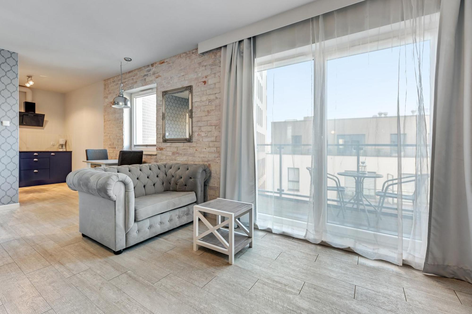 Aura Island Riverside By Downtown Apartments Gdańsk Chambre photo